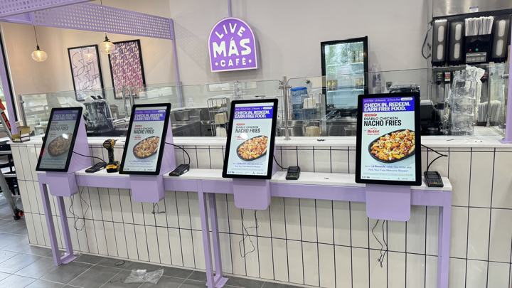 Digital menu boards and ordering screens